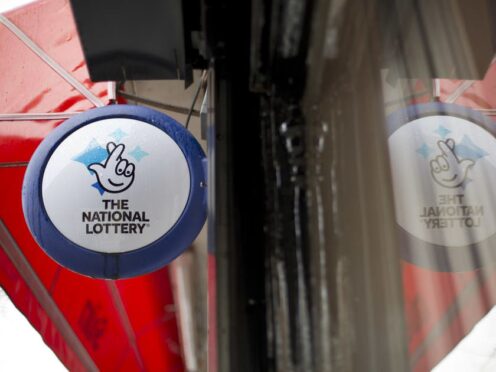 The top prize would place the winner 12th on the National Lottery winnings leaderboard (Yui Mok/PA)