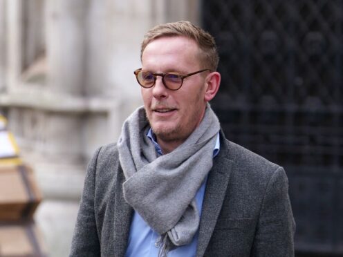 Laurence Fox has been ordered to pay £180,000 in libel damages (Jordan Pettitt/PA)