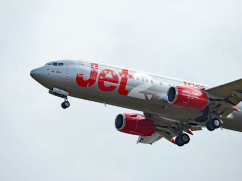 Jet2 has sold 55% of its plane tickets and package holidays for the summer season (Nicholas T Ansell/PA)