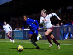 Manchester City and Chelsea are battling for the Women’s Super League title (Bradley Collyer/PA)