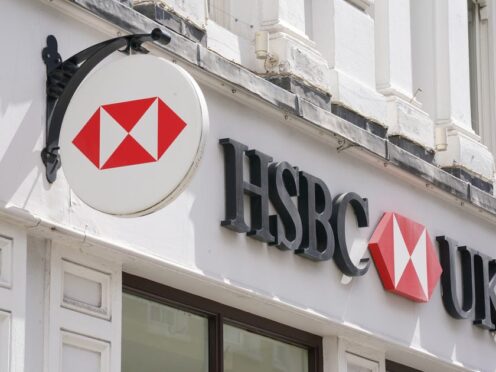 File photo of an HSBC bank in Covent Garden