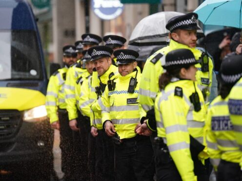 New orders to crack down on disruptive protests can impose a range of restraints including preventing people from being in a particular place or area, participating in disruptive activities and being with protest groups at given times (James Manning/PA)