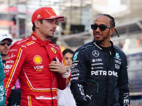 Lewis Hamilton (left) will make his Ferrari debut in Australia (David Davies/PA)