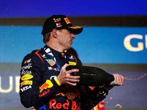 Max Verstappen returned to the top of the podium (David Davies/PA)