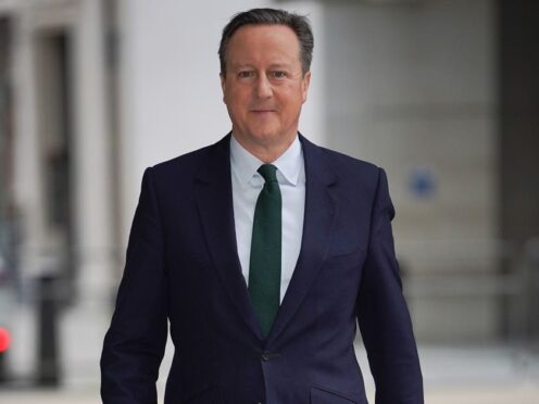 Foreign Secretary Lord David Cameron (Lucy North/PA)