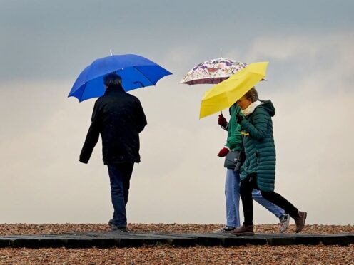 Forecasters have predicted wind and rain for the first week of April (Gareth Fuller/PA)