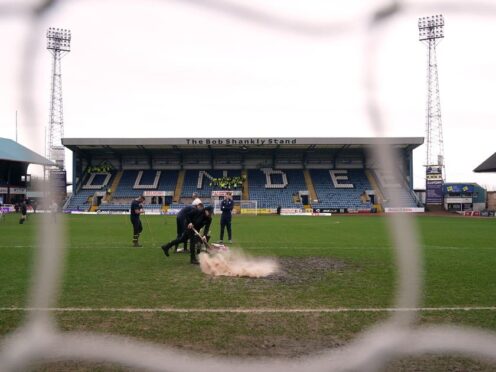 Dundee will host Motherwell on Saturday after a late pitch inspection passed the surface fit for play (Andrew Milligan/PA)