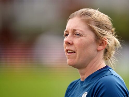 Heather Knight says counties being upset at missing out on tier one status represents ‘progress’ for women’s cricket (Adam Davy/PA)