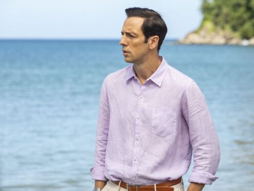 Actor Ralf Little, who portrays DI Neville Parker, in Death In Paradise (BBC)