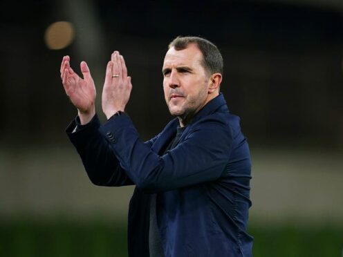 John O’Shea has agreed to remain in charge of the Republic of Ireland on a temporary basis (Niall Carson/PA)