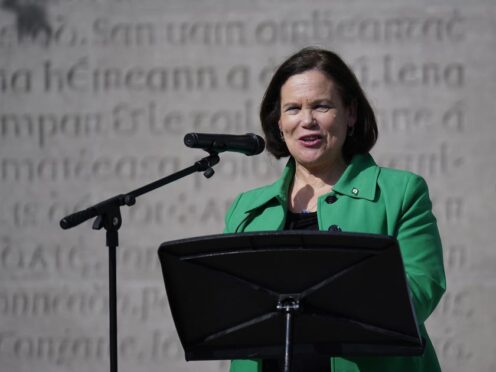 Sinn Fein leader Mary Lou McDonald said a change of government is needed (Niall Carson/PA)