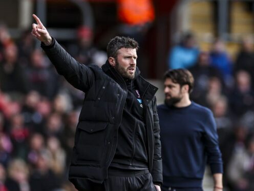 Middlesbrough manager Michael Carrick gestures on the touchline during the Sky Bet Championship match at St Mary’s Stadium, Southampton. Picture date: Friday March 29, 2024.