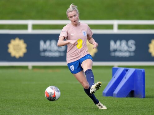 Leah Williamson is in contention to make her England return on Friday (Jacob King/PA)
