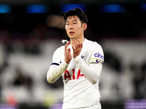 Son Heung-min is confident Tottenham can bounce back against Arsenal (John Walton/PA)