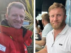 John Chapman, James ‘Jim’ Henderson and James Kirby, three of the World Central Kitchen aid workers who were killed in an Israeli air strike in Gaza (World Central Kitchen/PA)