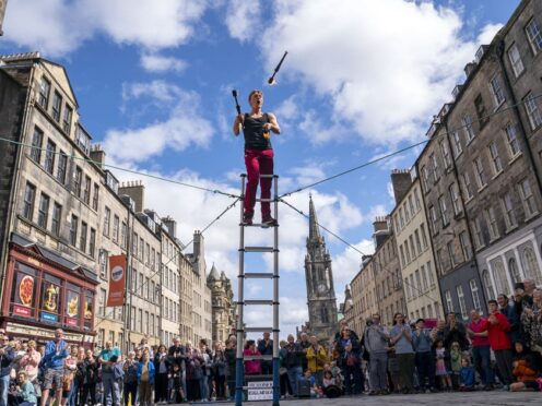 Critics have claimed Scotland’s short-term licensing scheme was preventing performers from getting accommodation for the Edinburgh Fringe (Jane Barlow/PA)