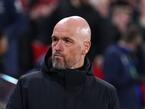 Erik ten Hag wants Manchester United to bring games over the line (Adam Davy/PA)