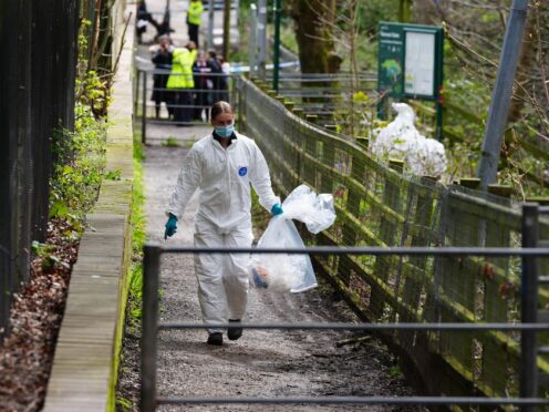 Greater Manchester Police launched a murder investigation after the ‘major body part’ was found in Kersal Dale (Peter Byrne/PA)