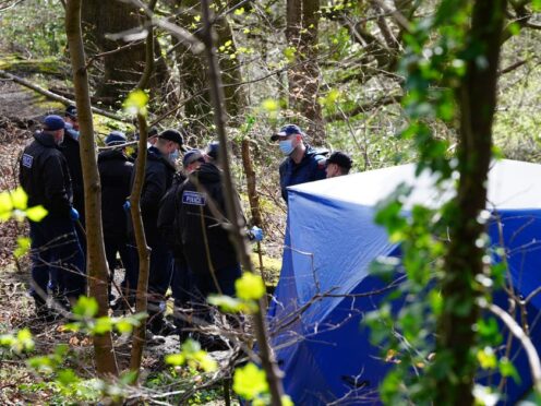 Human remains were found by a passer-by at Kersal Dale Wetlands in Salford on April 4 (Peter Byrne/PA)