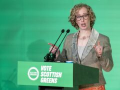 Scottish Greens co-leader Lorna Slater has said the party aims to put up a record number of candidates at the general election (Jane Barlow/PA)