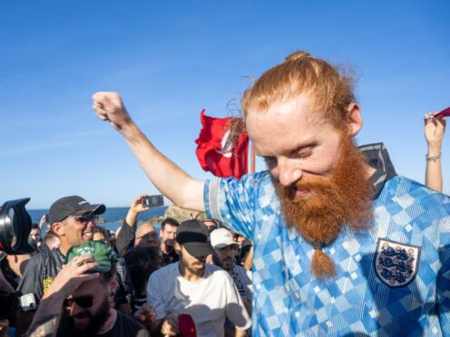 Russ Cook crossed the finish line in Tunisia on Sunday (The Snapshot People Ltd/PA)