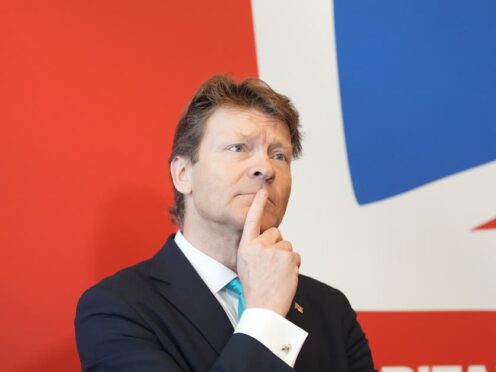 Reform UK leader Richard Tice said every party has its share of ‘morons’ (Stefan Rousseau/PA)