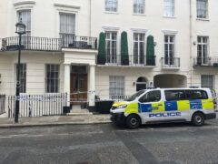 The scene in Stanhope Place, Bayswater (William Warnes/PA)