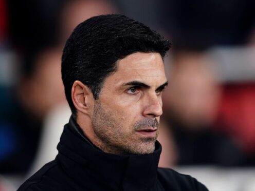 Mikel Arteta said his side were not up to their usual standards against Bayern Munich (John Walton/PA)