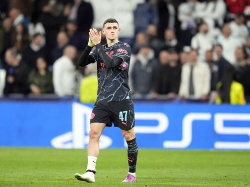Phil Foden scored in Madrid (Nick Potts/PA)