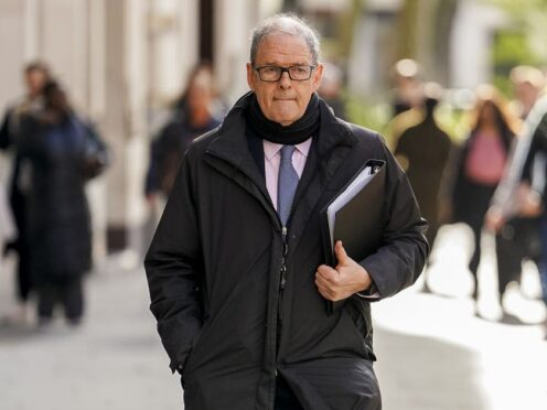 Lord Arbuthnot arrives to give evidence to the Post Office Horizon IT inquiry on Wednesday (Jordan Pettitt/PA)