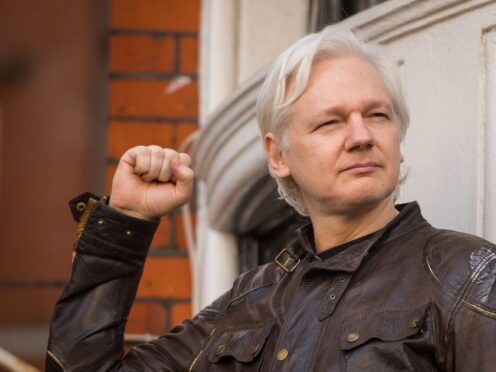 Julian Assange seen in 2017 (Dominic Lipinski/PA)