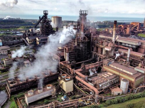 Tata Steel’s Port Talbot steelworks in South Wales (Ben Birchall/PA)