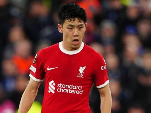 Liverpool midfielder Wataru Endo is looking for a swift response from his side following two disappointing results (Peter Byrne/PA)