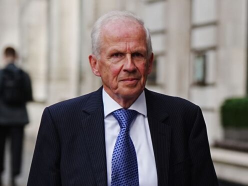 Alan Cook, former independent non-executive director and managing director of the Post Office gave evidence to the inquiry on Friday (Aaron Chown/PA)