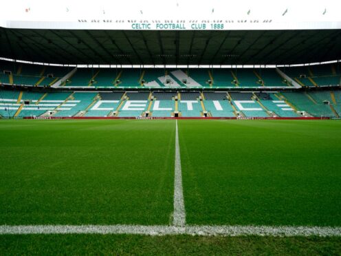The woman died at Celtic Park (Jane Barlow/PA)