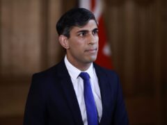 Prime Minister Rishi Sunak confirmed on Sunday that British RAF jets shot down a number of Iranian drones (Benjamin Cremel/PA)