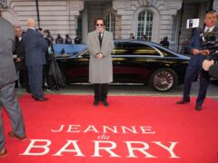 Johnny Depp arrives for the UK premiere of Jeanne Du Barry (Ian West/PA)