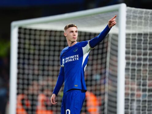 Cole Palmer scored four times as Chelsea demolished Everton 6-0 on Monday (John Walton/PA)