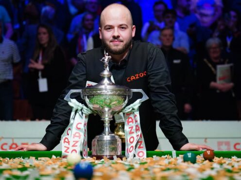 Luca Brecel says he is the underdog heading into the defence of his world snooker title (Zac Goodwin/PA)