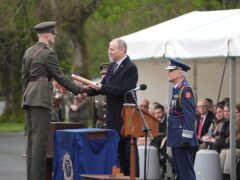 Tanaiste Micheal Martin spoke out at a commissioning ceremony at The Curragh in Co Kildare (PA)