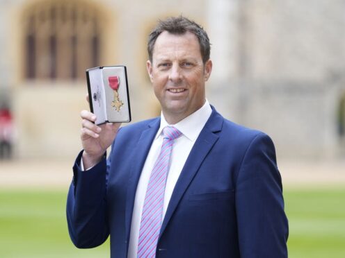 Marcus Trescothick attended Windsor Castle on Wednesday (Andrew Matthews/PA)