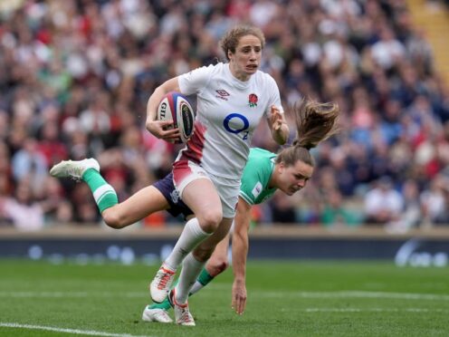 Abby Dow scored a stunning hat-trick for England against Ireland (Gareth Fuller/PA)