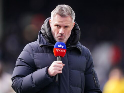 Sky Sports pundit Jamie Carragher has criticised Nottingham Forest’s social media post after their Premier League defeat at Everton (Zac Goodwin/PA)