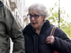 Susan Crichton, former company secretary and general counsel of Post Office Ltd, arrives to give evidence (Jordan Pettitt/PA)