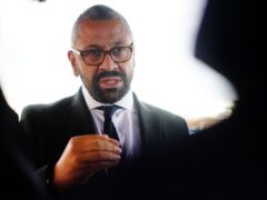 A postponed meeting between James Cleverly and Irish justice minister Helen McEntee was due to a ‘genuine diary clash’ (Victoria Jones/PA)