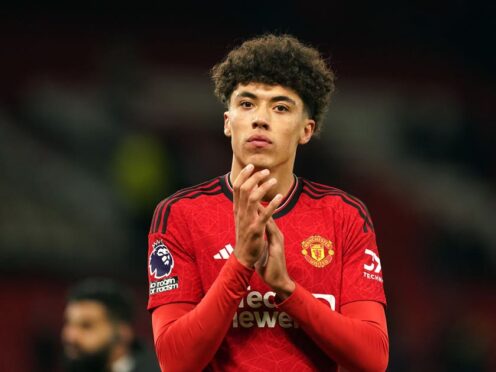Ethan Wheatley made his Manchester United debut in Wednesday’s 4-2 Premier League win over Sheffield United (Martin Rickett/PA)