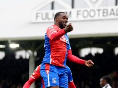 Jeffrey Schlupp netted a late equaliser for Crystal Palace (Zac Goodwin/PA)