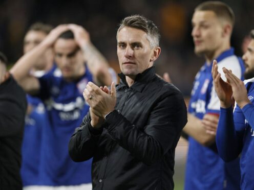 Ipswich manager Kieran McKenna remains positive about the draw at Hull (Richard Sellers/PA)