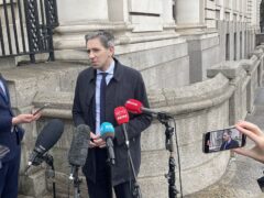 Taoiseach Simon Harris said Ireland has a ‘legitimate expectation’ that a 2020 agreement between Ireland and Britain on migration should be honoured (Grainne Ni Aodha/PA)
