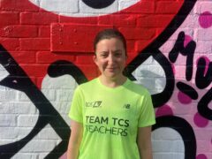 Charlotte Jones is running the TCS London Marathon on April 21 as part of Team TCS Teachers (Handout/PA)